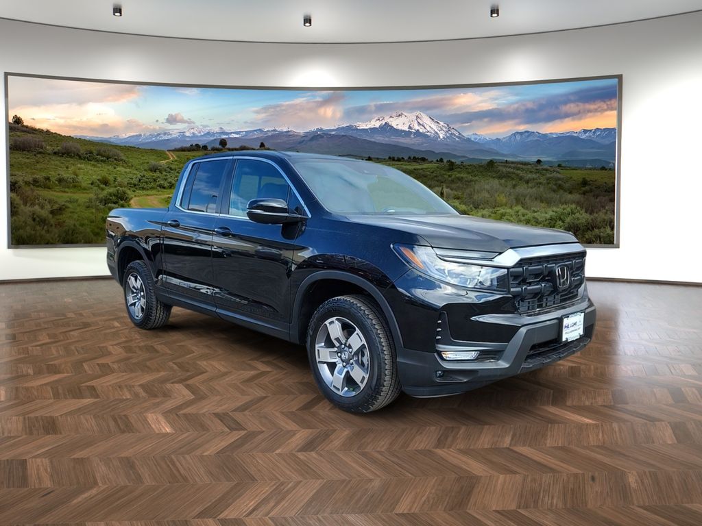 Black 2026 Honda Ridgeline Pickup Truck All-Wheel Drive 9-Speed Automatic