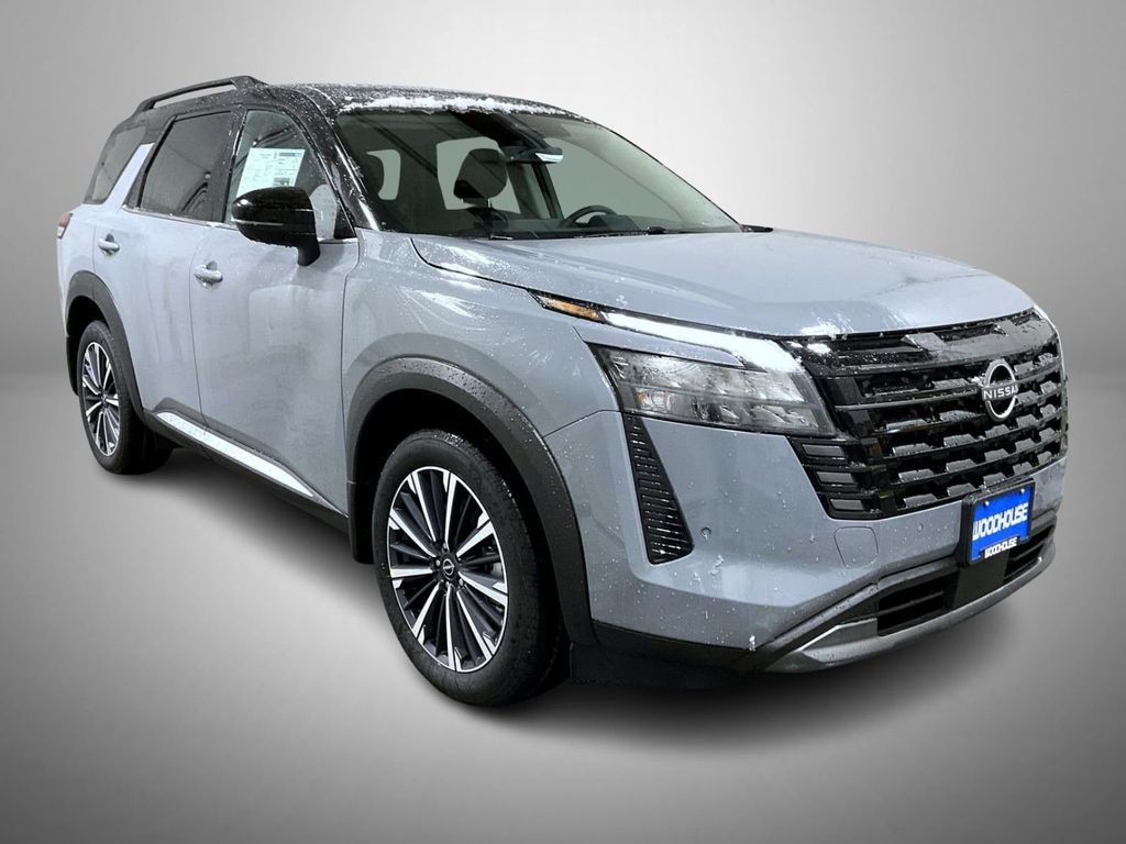 Boulder Gray Pearl 2026 Nissan Pathfinder Platinum 4WD SUV / Crossover All-Wheel Drive 9-Speed Automatic