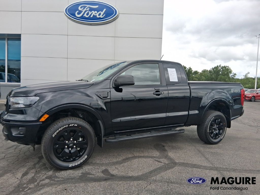 Shadow Black 2023 Ford Ranger Pickup Truck Four-Wheel Drive Automatic