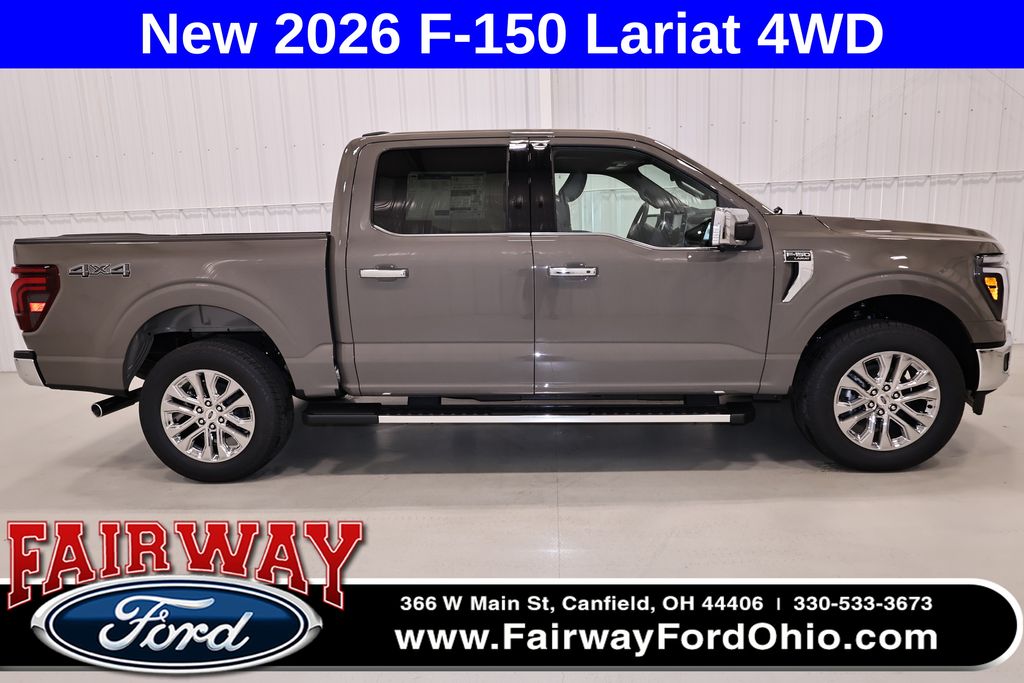 Marsh Gray 2026 Ford F-150 Pickup Truck Four-Wheel Drive Automatic