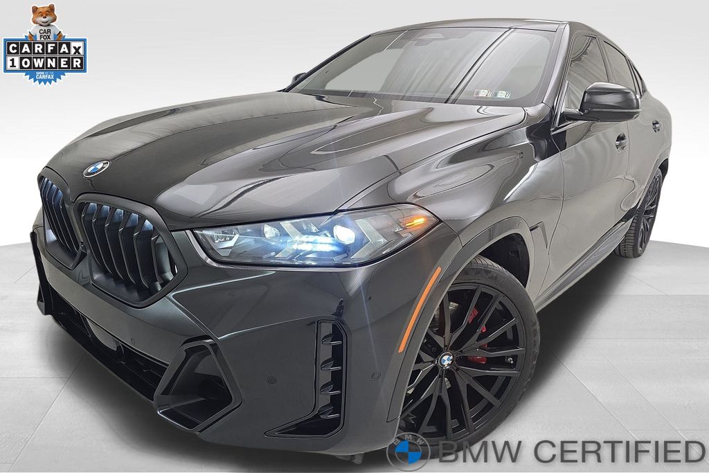 Black Sapphire Metallic 2024 BMW X6 SUV / Crossover All-Wheel Drive 8-Speed Automatic