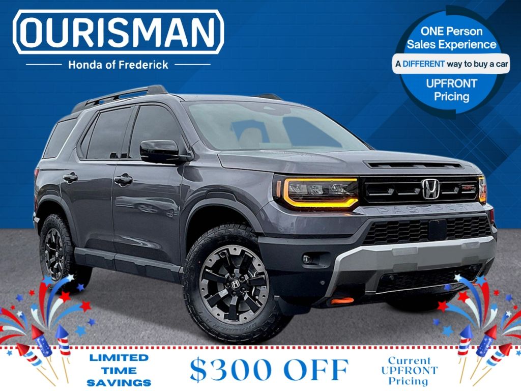 Gray (Modern Steel Metallic) 2026 Honda Passport SUV / Crossover All-Wheel Drive Automatic