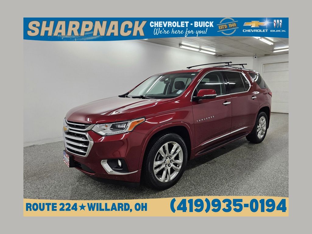 Cajun Red Tintcoat 2018 Chevrolet Traverse High Country AWD SUV / Crossover Four-Wheel Drive 9-Speed Automatic