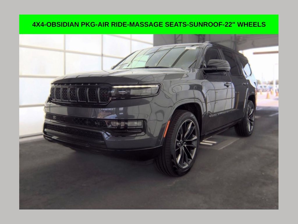 Gray Metallic 2025 Jeep Grand Wagoneer SUV / Crossover Four-Wheel Drive 8-Speed Automatic