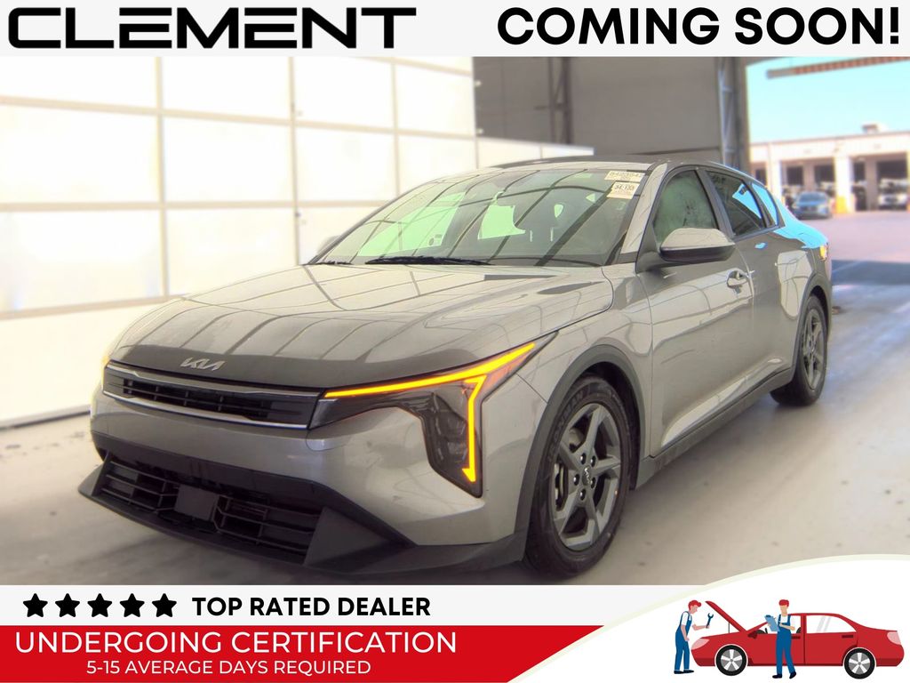 Steel Gray 2025 Kia K4 Sedan Front-Wheel Drive Continuously Variable Transmission