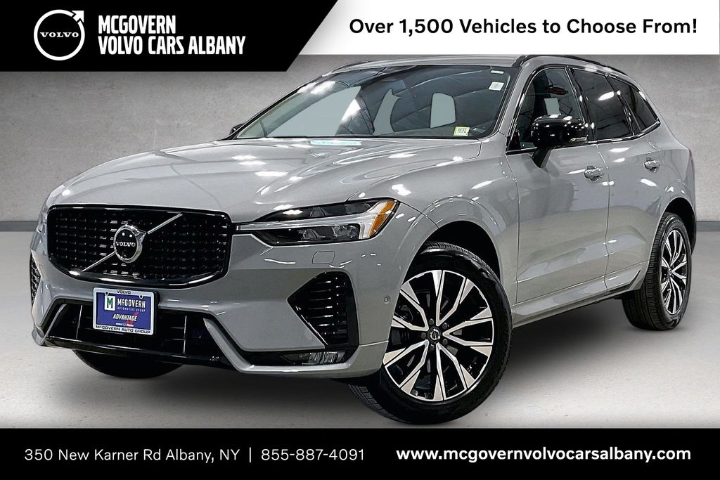 Vapour Gray Metallic 2024 Volvo XC60 B5 Plus Dark Theme AWD SUV / Crossover All-Wheel Drive Automatic