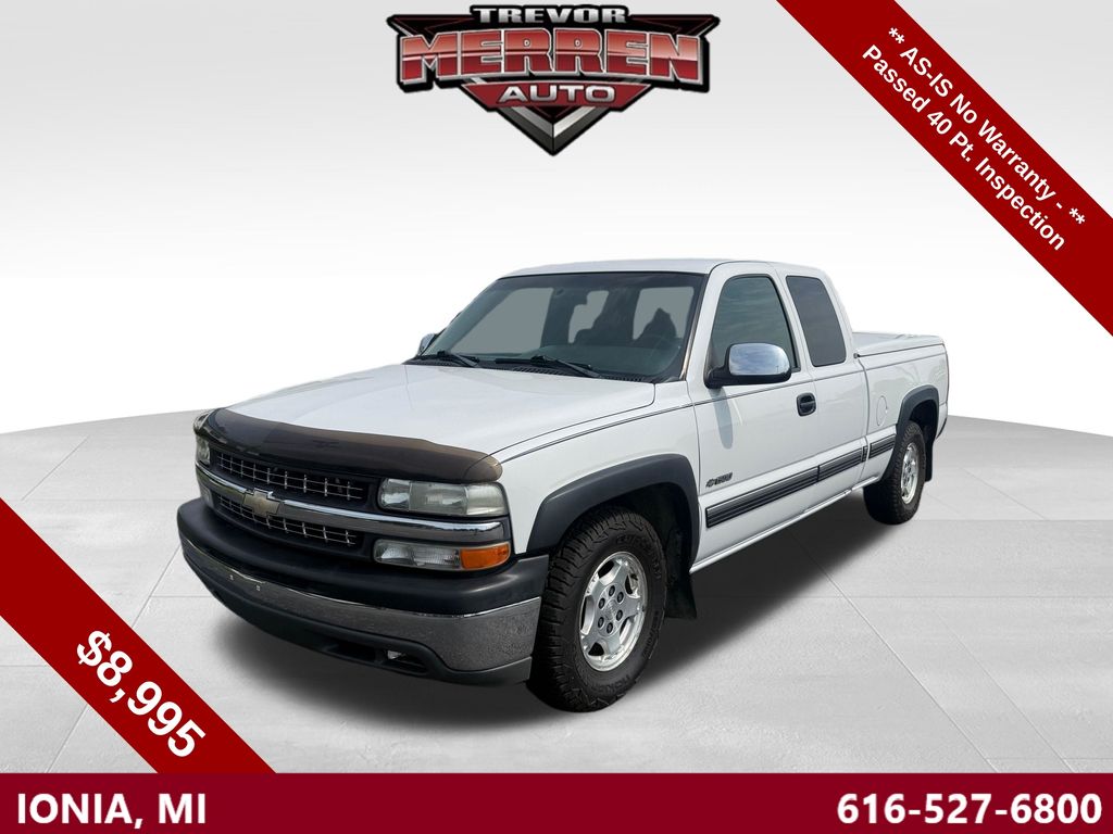 Summit White 2002 Chevrolet Silverado 1500 LS Extended Cab RWD Pickup Truck Rear-Wheel Drive 4-Speed Automatic Overdrive