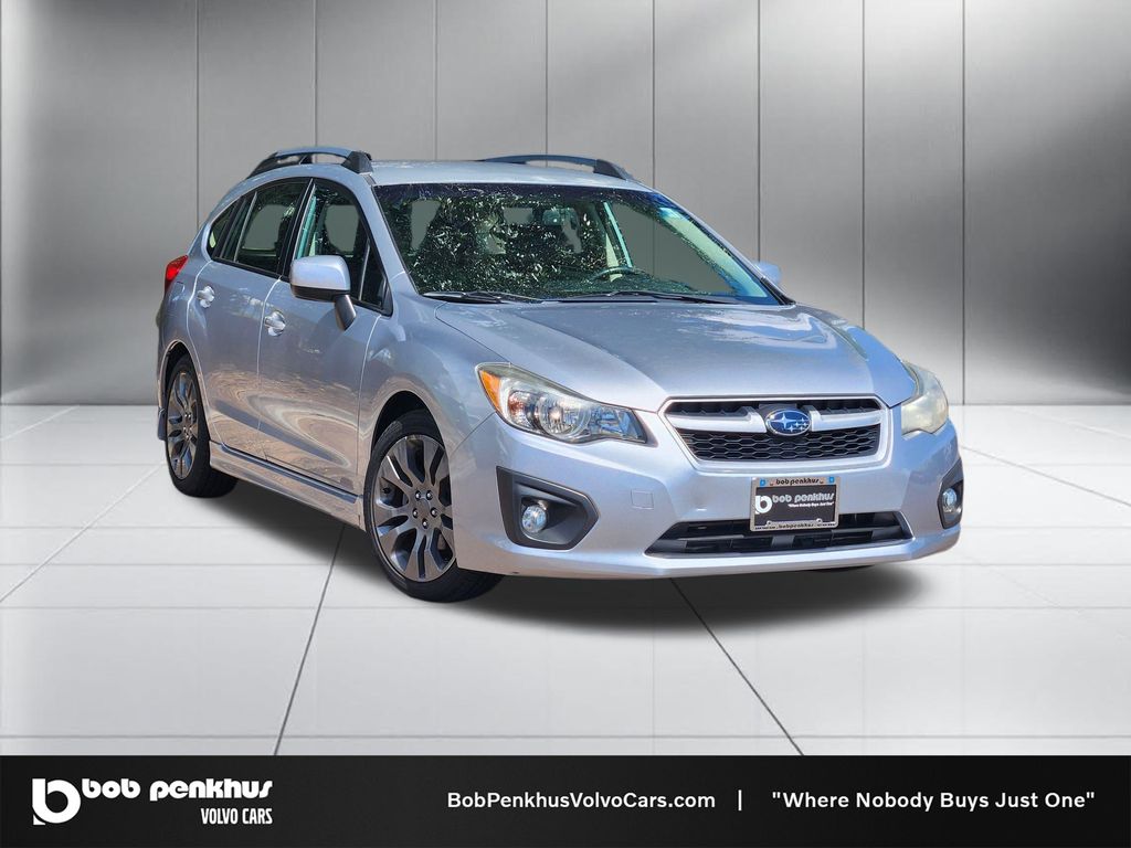 Ice Silver Metallic 2013 Subaru Impreza Hatchback All-Wheel Drive Continuously Variable Transmission