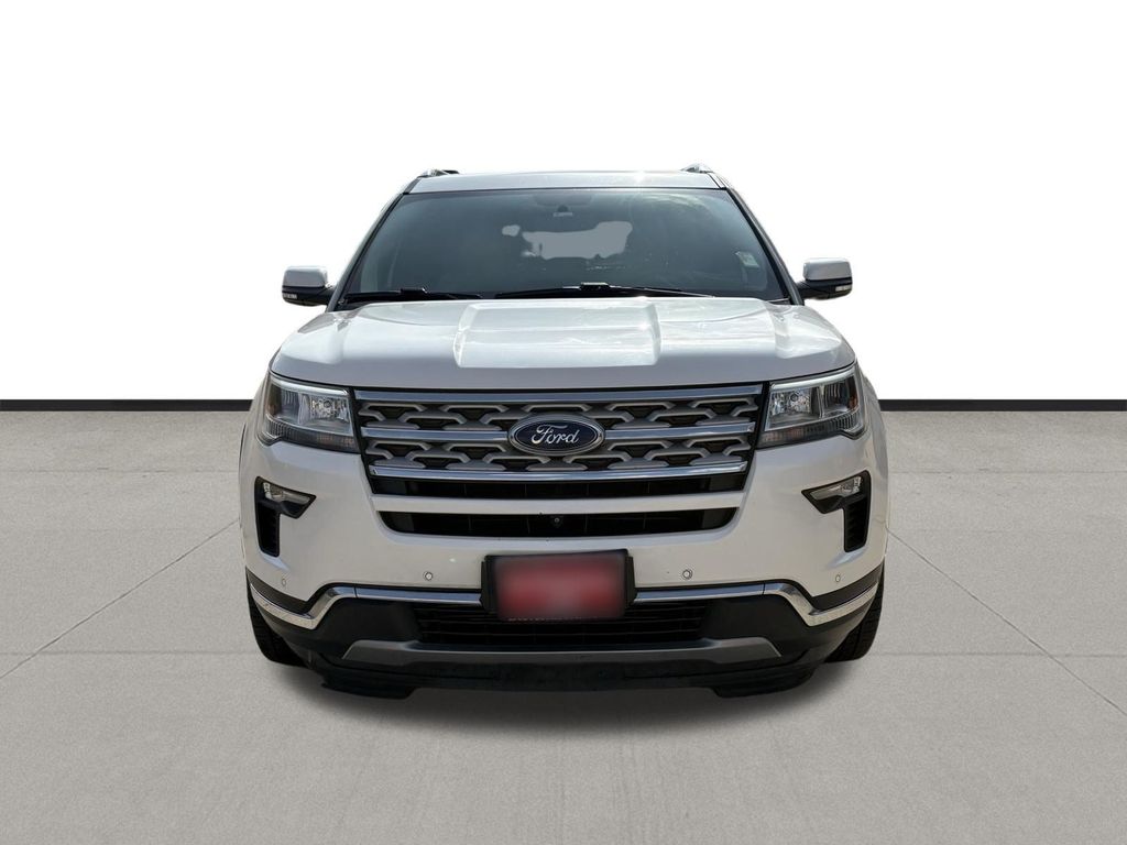 2018 Ford Explorer Limited White at Cook Ford