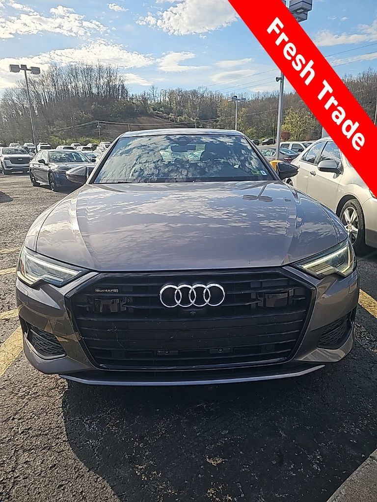 Florett Silver Metallic 2021 Audi A6 quattro Sport Premium Plus 45 TFSI AWD Sedan All-Wheel Drive 7-Speed Automatic