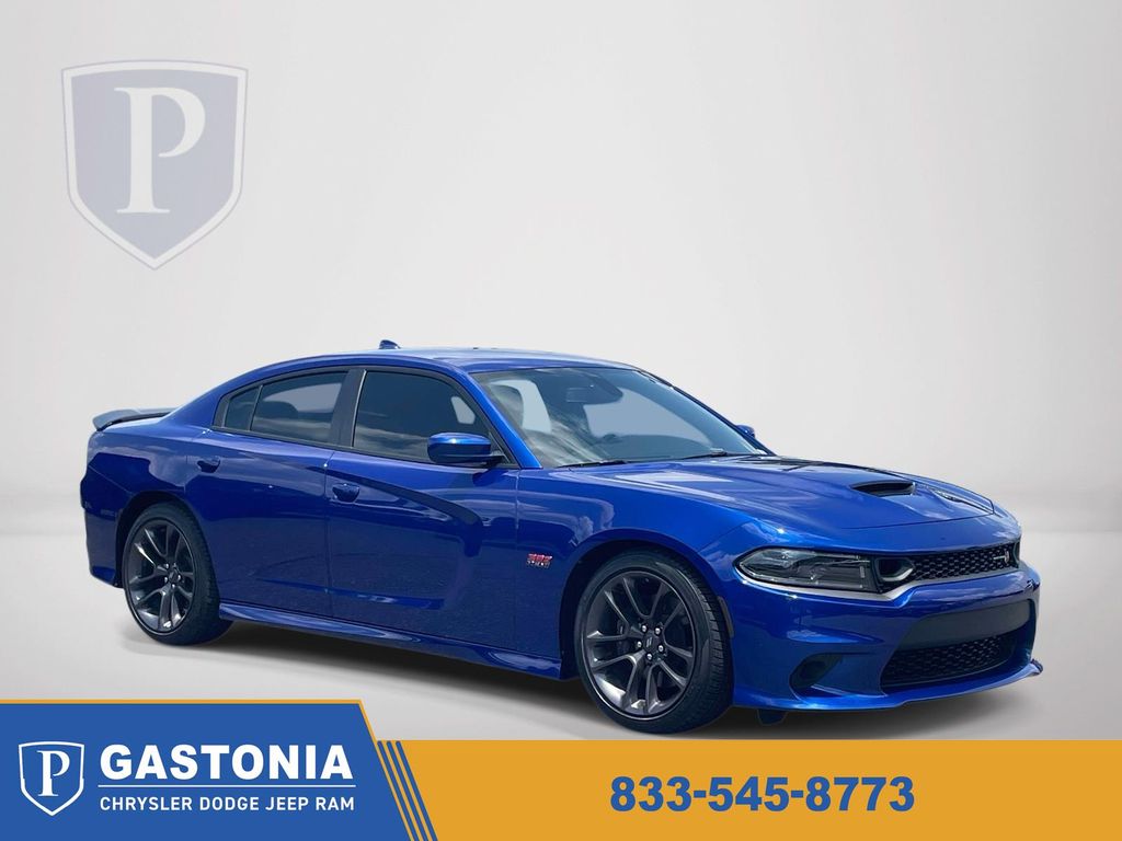 Indigo Blue 2022 Dodge Charger Sedan Rear-Wheel Drive 8-Speed Automatic