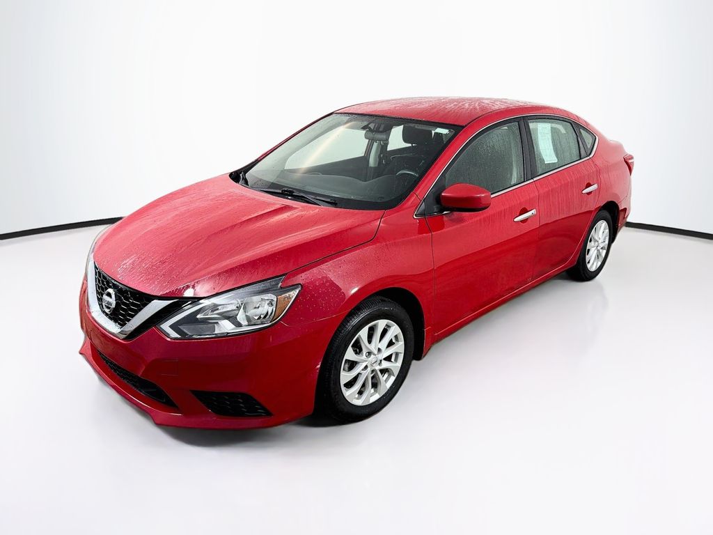 Red Alert 2019 Nissan Sentra Sedan Front-Wheel Drive Continuously Variable Transmission