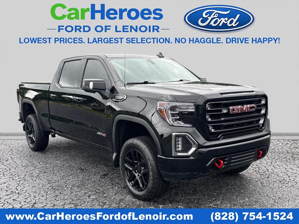 Onyx Black 2020 GMC Sierra 1500 AT4 Crew Cab 4WD Pickup Truck Four-Wheel Drive Automatic
