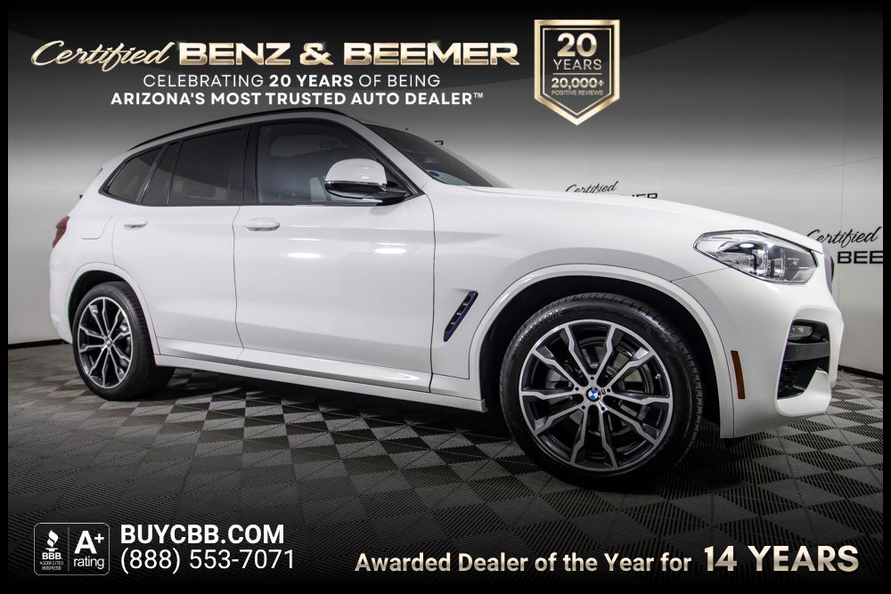 Alpine White 2021 BMW X3 SUV / Crossover Rear-Wheel Drive 8-Speed Automatic