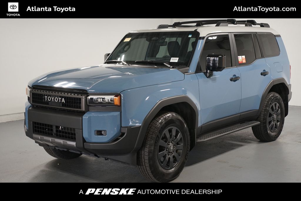 Heritage Blue/Gray Scape 2025 Toyota Land Cruiser SUV / Crossover Four-Wheel Drive 8-Speed Automatic