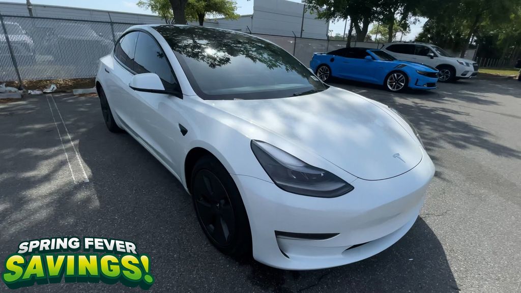 Used 2023 Tesla Model 3 Base with VIN 5YJ3E1EA2PF606627 for sale in Jacksonville, FL