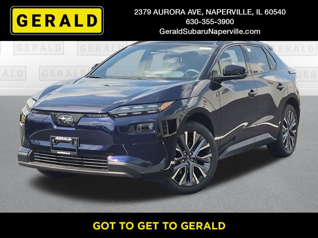Midnight Tide Mica 2-Tone 2026 Subaru Solterra SUV / Crossover All-Wheel Drive 1-Speed Automatic