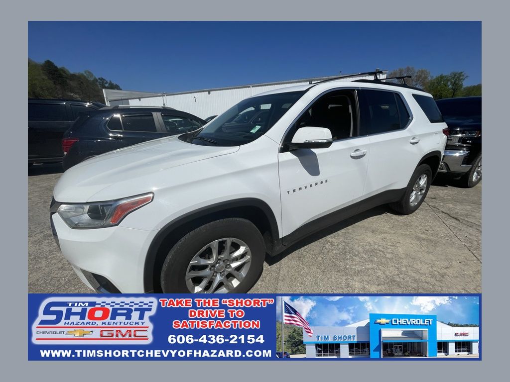 Summit White 2019 Chevrolet Traverse LT Cloth AWD SUV / Crossover Four-Wheel Drive 9-Speed Automatic