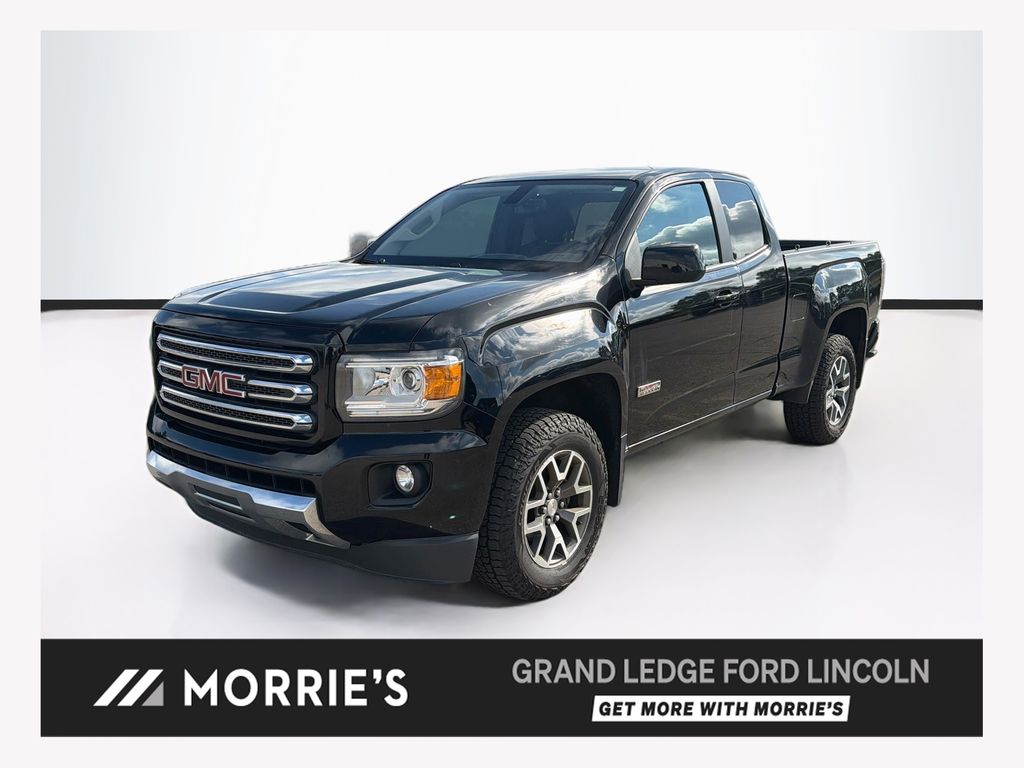 Onyx Black 2015 GMC Canyon Pickup Truck Four-Wheel Drive 6-Speed Automatic
