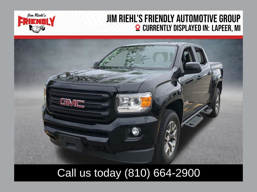 Onyx Black 2019 GMC Canyon Pickup Truck Four-Wheel Drive 8-Speed Automatic