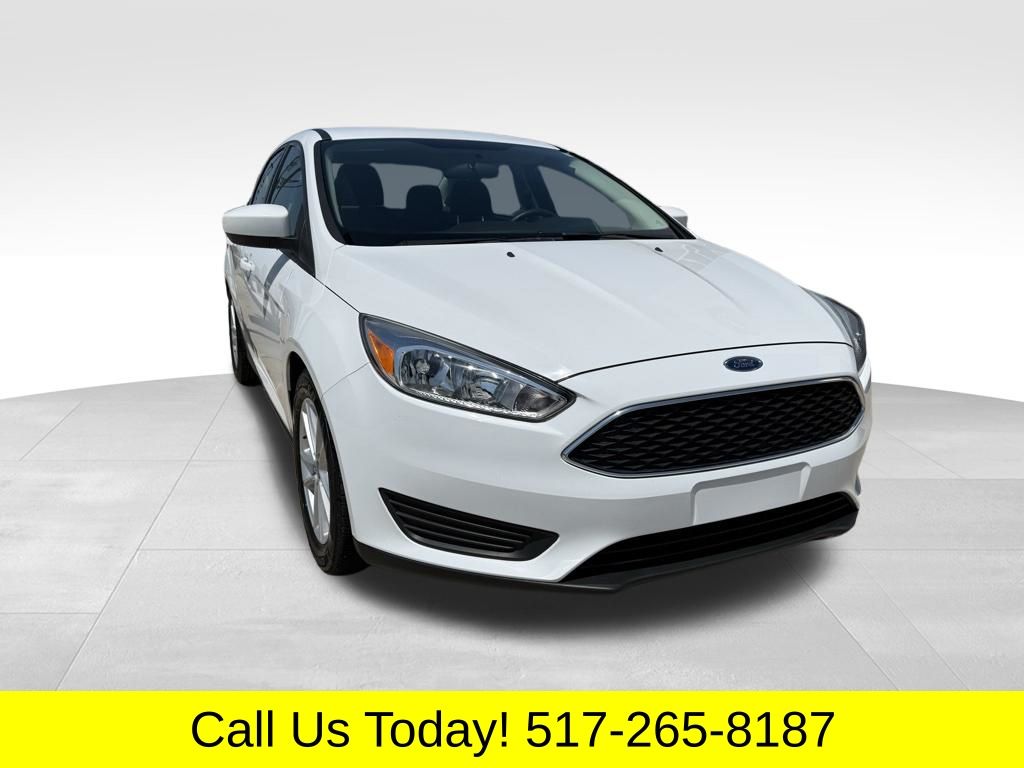 Oxford White 2018 Ford Focus SE Sedan Front-Wheel Drive 6-Speed Automatic