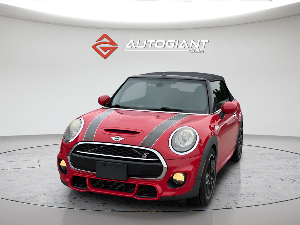 Chili Red 2017 MINI Cooper Convertible Front-Wheel Drive 6-Speed Manual