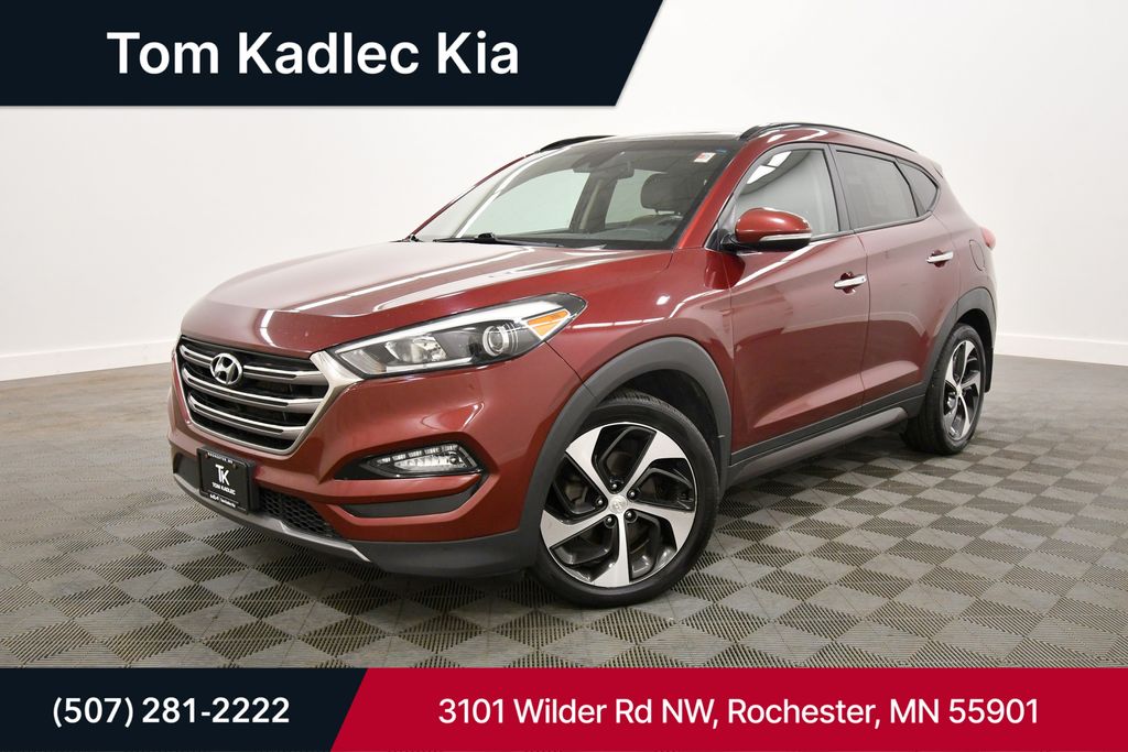 Red (Ruby) 2016 Hyundai Tucson SUV / Crossover All-Wheel Drive 7-Speed Automatic