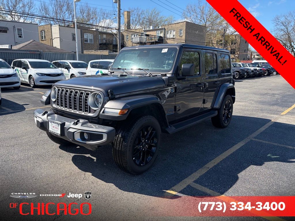 Anvil Clear Coat 2025 Jeep Wrangler 4xe Sahara 4WD SUV / Crossover Four-Wheel Drive 8-Speed Automatic