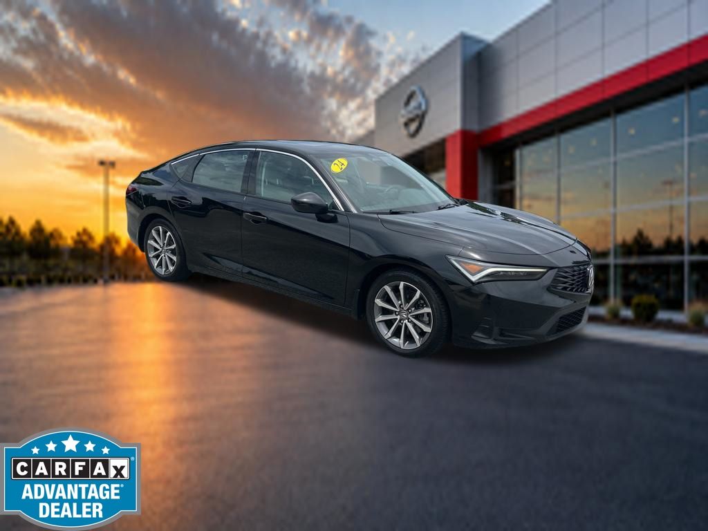 Black 2024 Acura Integra Sedan Front-Wheel Drive Continuously Variable Transmission