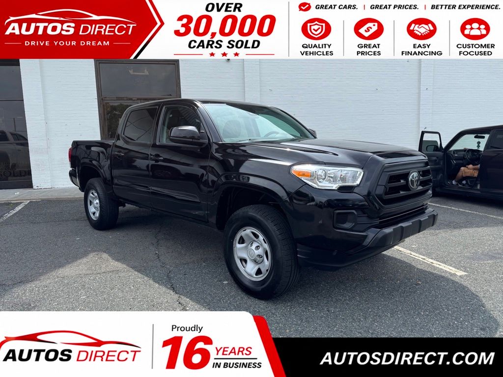 Black 2023 Toyota Tacoma Pickup Truck Four-Wheel Drive 6-Speed Automatic