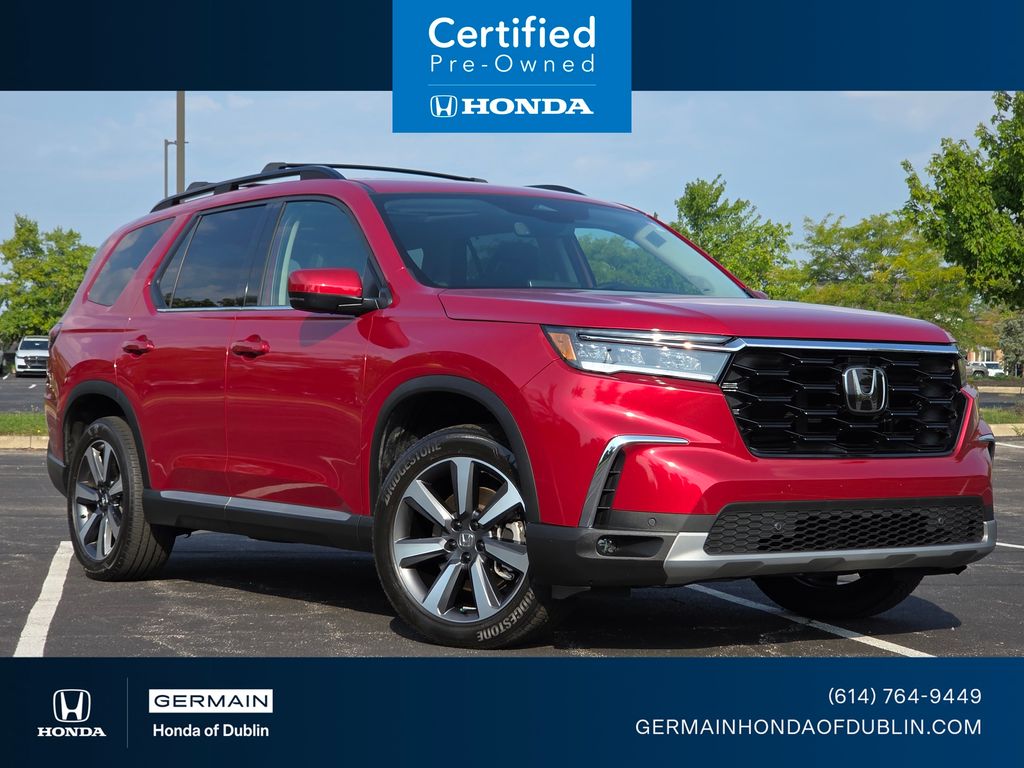 Radiant Red Metallic II 2025 Honda Pilot SUV / Crossover All-Wheel Drive Automatic