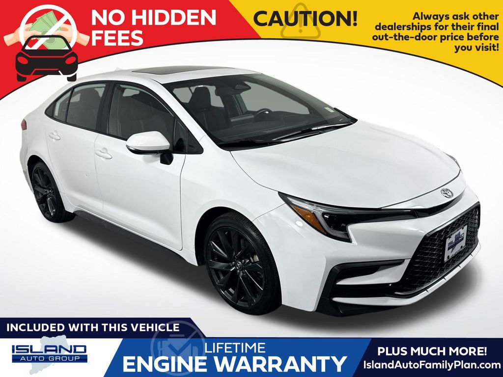 Ice Cap 2024 Toyota Corolla SE FWD Sedan Front-Wheel Drive Continuously Variable Transmission