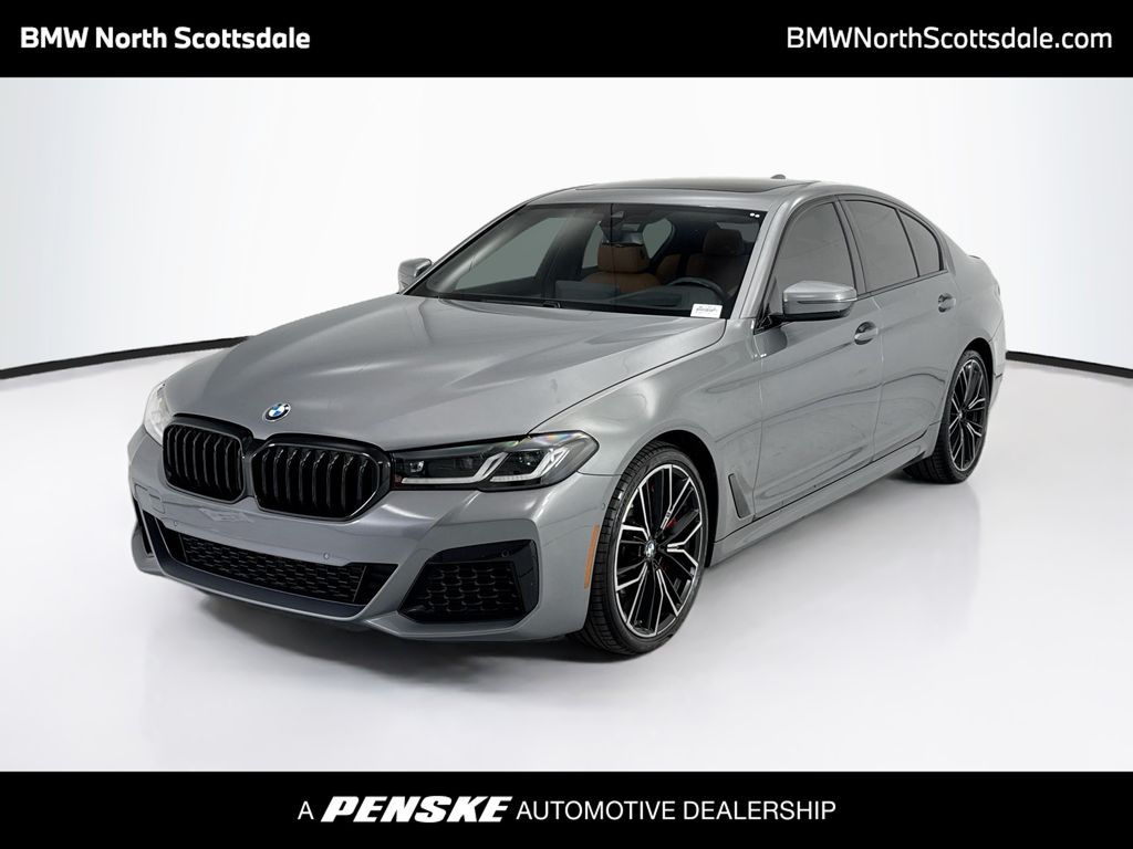 Skyscraper Gray Metallic 2023 BMW 5 Series 540i RWD Sedan Rear-Wheel Drive 8-Speed Automatic