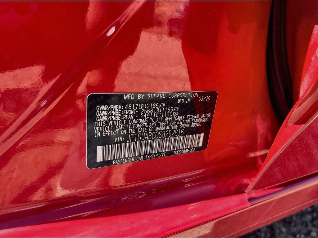 Used 2025 Red Subaru Base image 29
