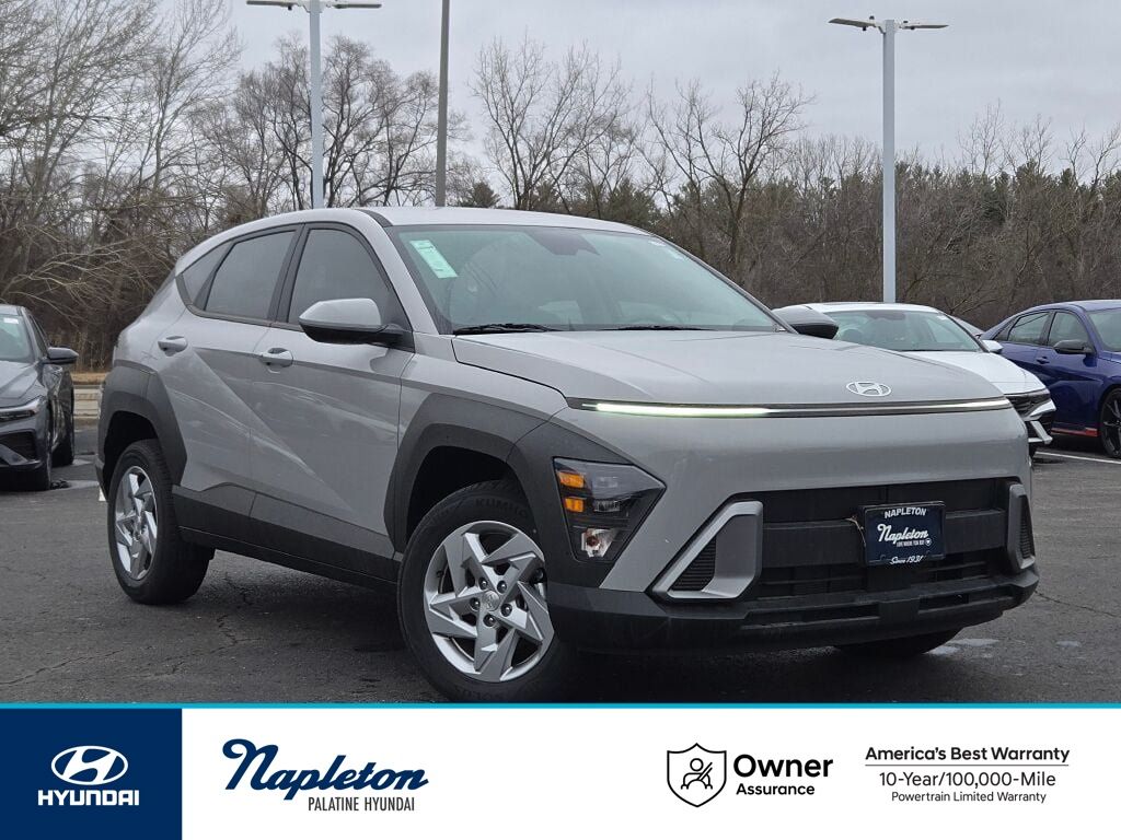Cyber Gray Metallic 2025 Hyundai Kona SUV / Crossover All-Wheel Drive Continuously Variable Transmission