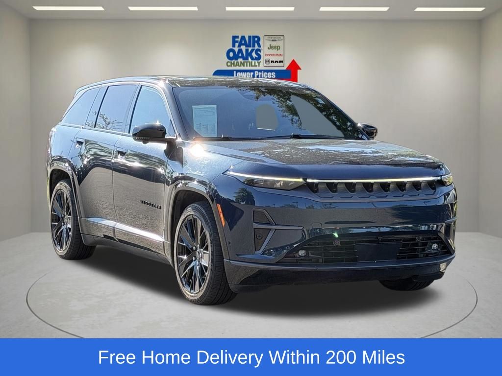 Fathom Blue Pearlcoat 2024 Jeep Wagoneer S SUV / Crossover Four-Wheel Drive 1-Speed Automatic