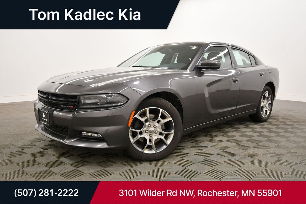 Gray (Granite Crystal Metallic Clearcoat) 2016 Dodge Charger SXT AWD Sedan All-Wheel Drive 8-Speed Automatic