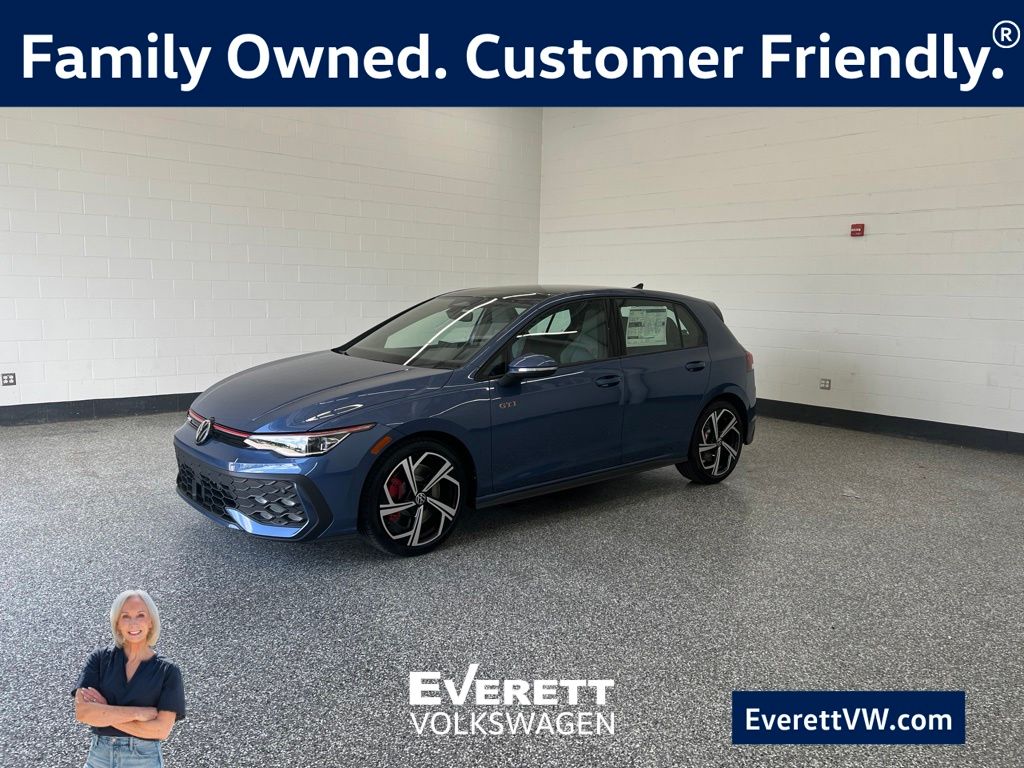 Slate Blue Metallic 2026 Volkswagen Golf GTI Hatchback Front-Wheel Drive 7-Speed Dual Clutch