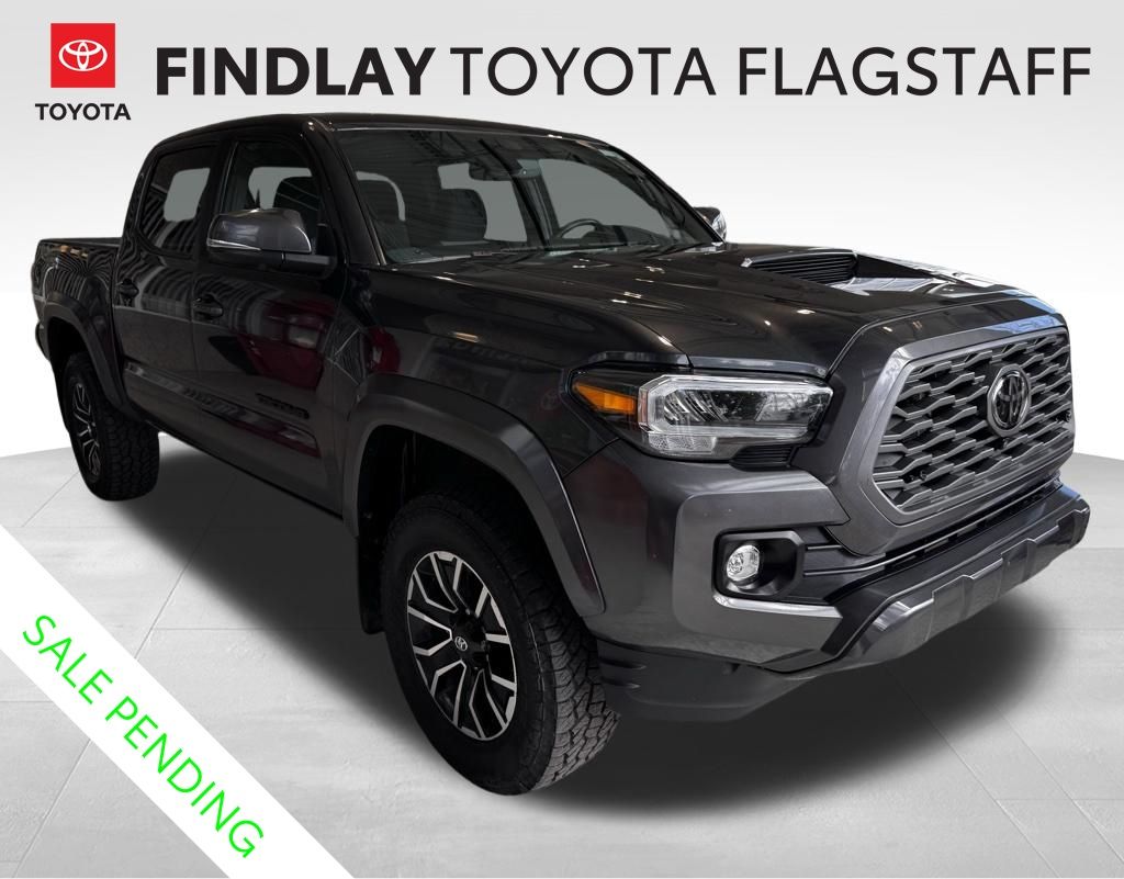 Magnetic Gray Metallic 2023 Toyota Tacoma TRD Sport Double Cab 4WD Pickup Truck Four-Wheel Drive 6-Speed Automatic