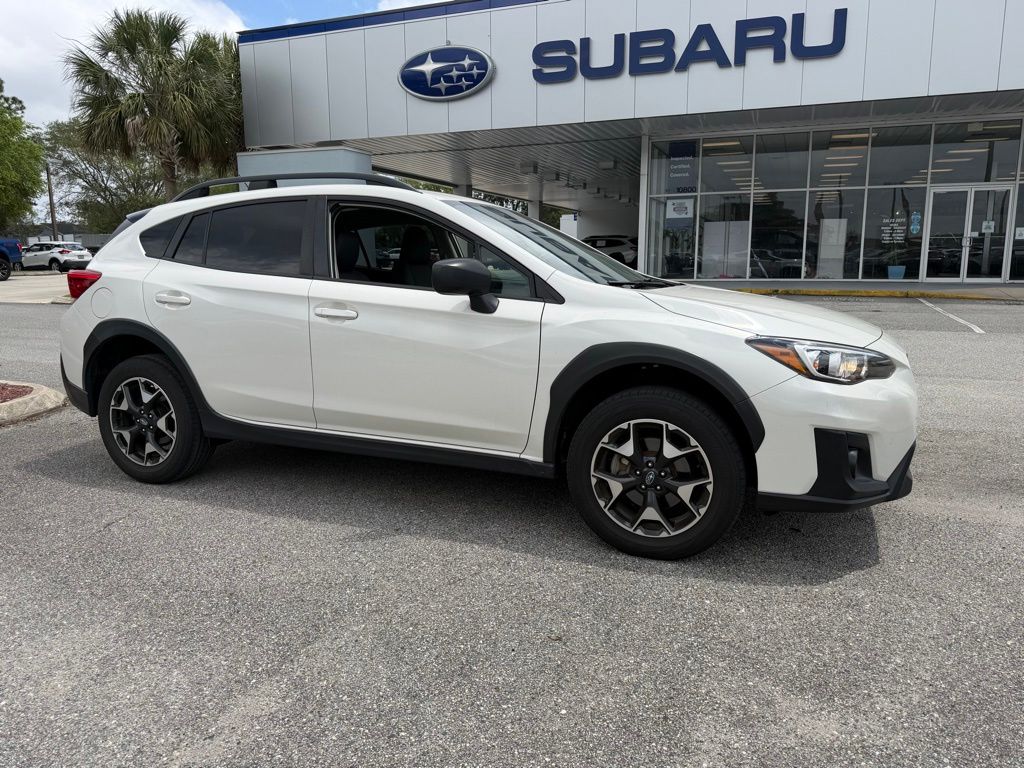 Crystal White Pearl 2020 Subaru Crosstrek Base AWD SUV / Crossover All-Wheel Drive Continuously Variable Transmission