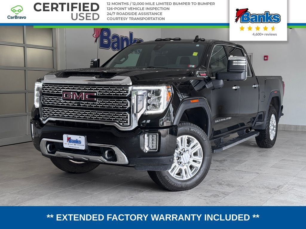 Black (Ebony Twilight Metallic) 2022 GMC Sierra 2500HD Pickup Truck Four-Wheel Drive Automatic