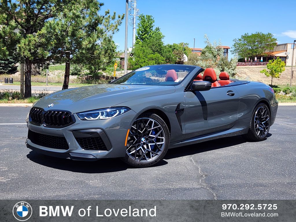Gray (Dravit Grey Metallic) 2025 BMW M8 Competition Convertible AWD Convertible All-Wheel Drive 8-Speed Automatic