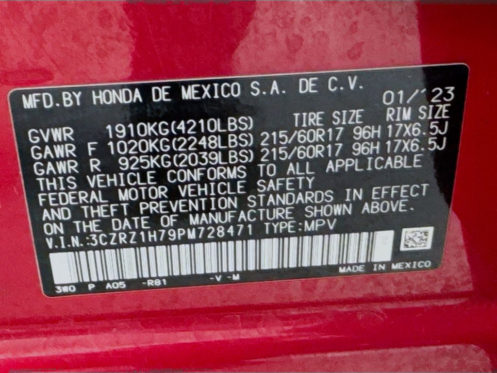 Used Car 2023 Honda Hr-v  Ex-l For Sale Under $25,000 In Austin, Texas