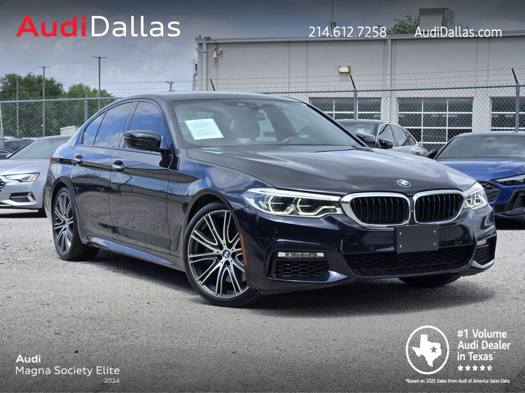 Carbon Black Metallic 2018 BMW 5 Series 540i Sedan RWD Sedan Rear-Wheel Drive 8-Speed Automatic