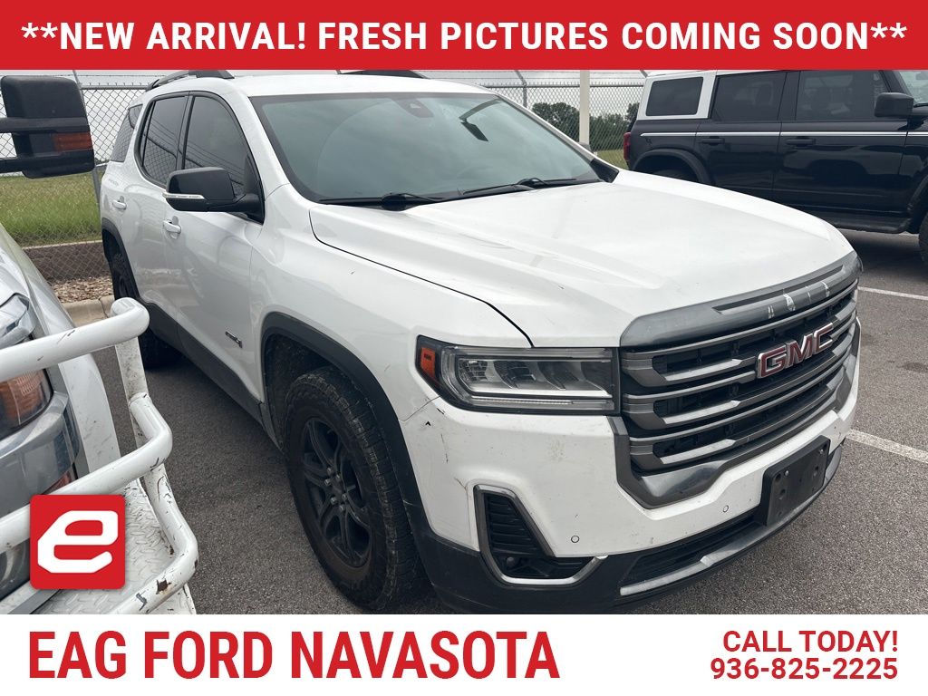 2022 GMC Acadia AT4 White at Bayway Cadillac of The Woodlands