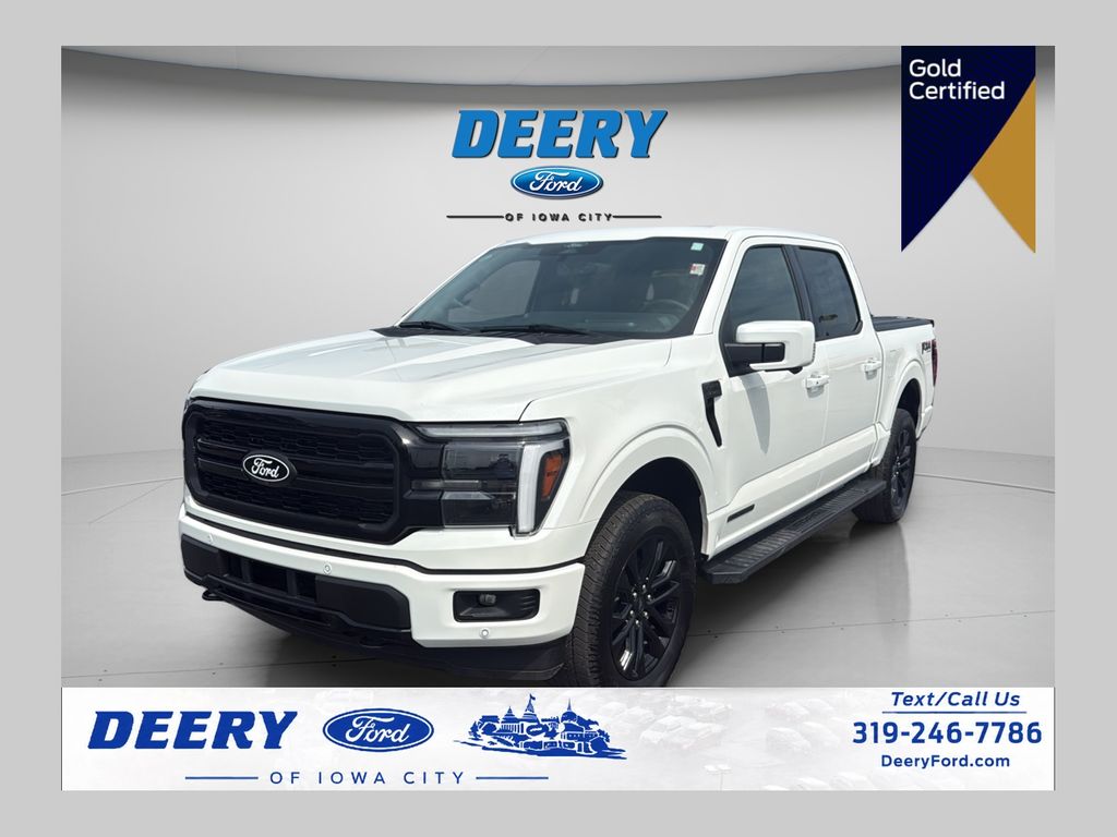 Star White Metallic TC 2025 Ford F-150 Pickup Truck Four-Wheel Drive Automatic
