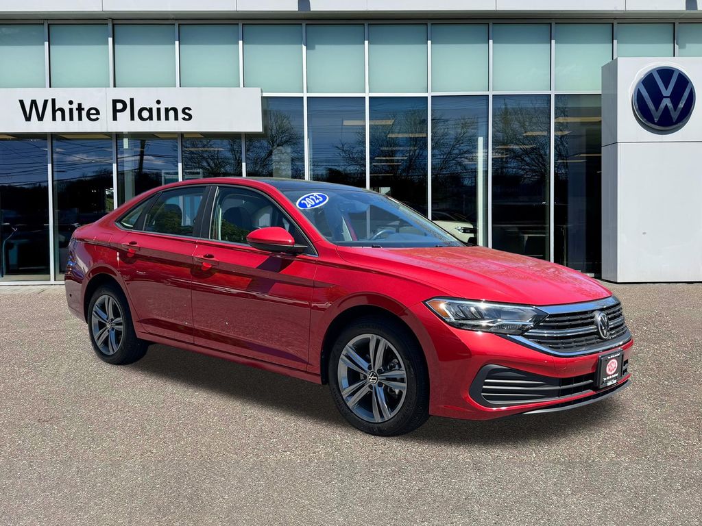 Kings Red Metallic 2023 Volkswagen Jetta 1.5T SE FWD Sedan Front-Wheel Drive 8-Speed Automatic
