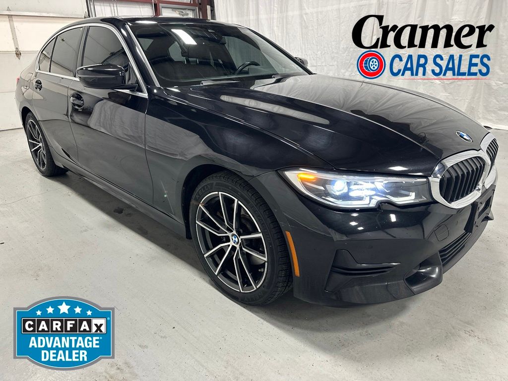 Black Sapphire Metallic 2022 BMW 3 Series Sedan All-Wheel Drive 8-Speed Automatic