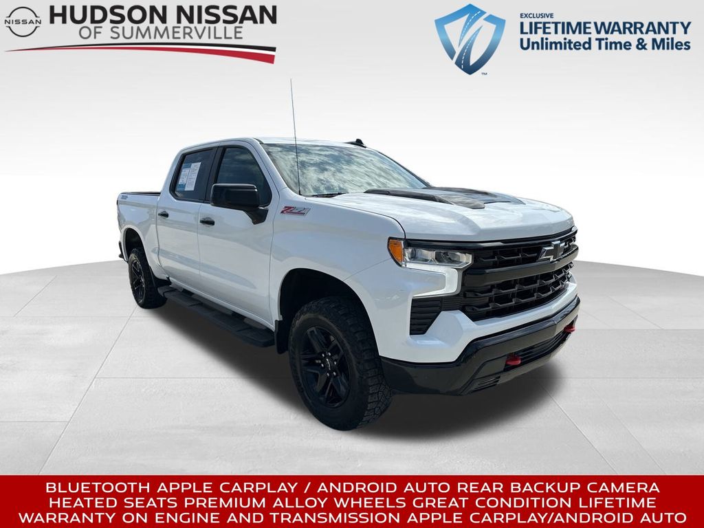 2023 Summit White Chevrolet Silverado 1500 LT Trail Boss Truck
