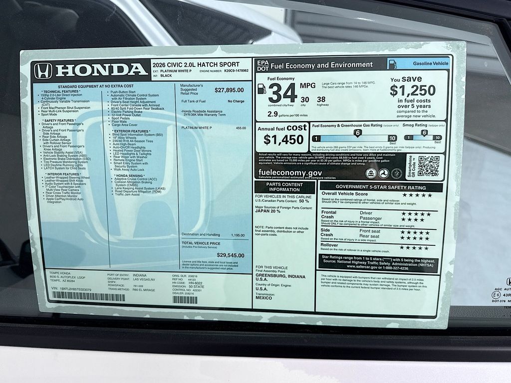 Thumbnail: 2026 Honda Civic - 9